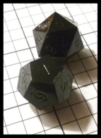 Dice : Dice - DM Collection - Windmill Opaque Black - Ebay Sept 2012